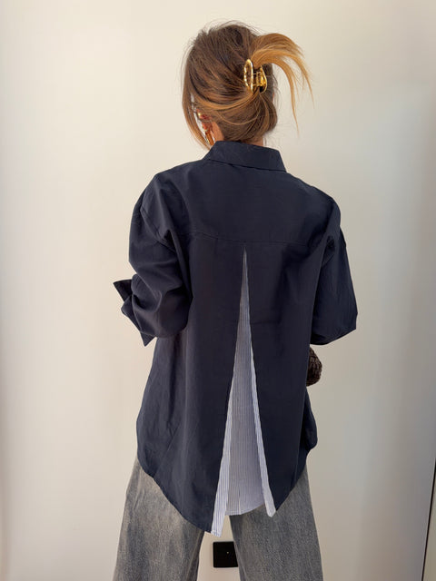 Chemise bleu marine - Mila