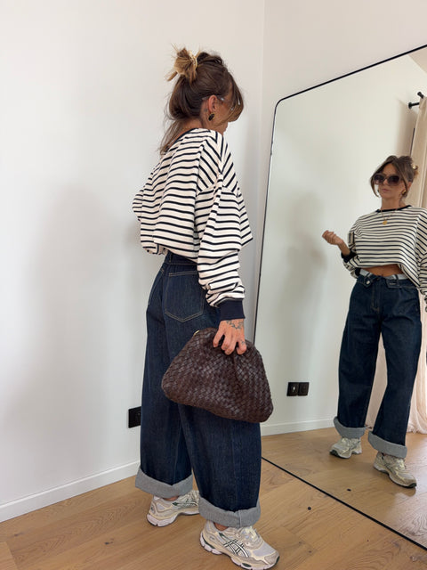 Jeans à revers Dave
