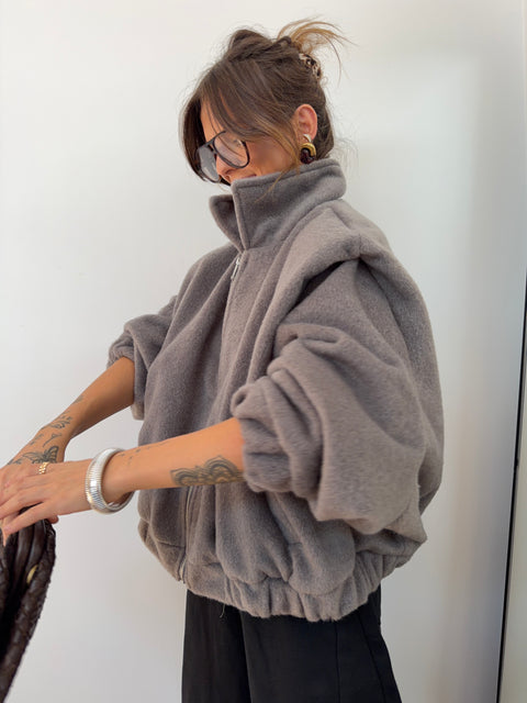 Veste épaisse - grise clair
