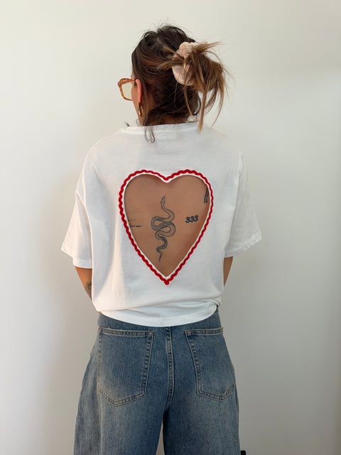 T-shirt coeur