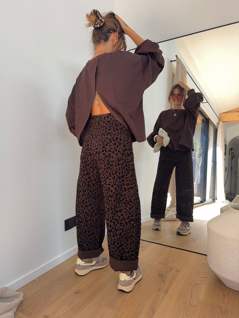 Jeans Mayron - leopard