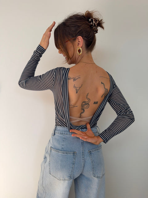 Soutien gorge dos nu - nude