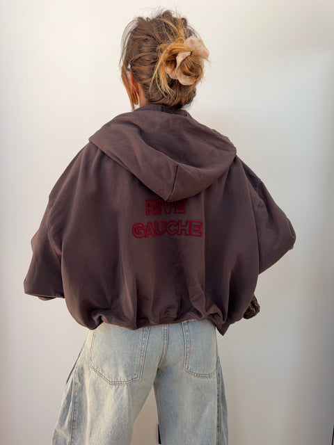 Veste RIVE GAUCHE - choco & bordeaux