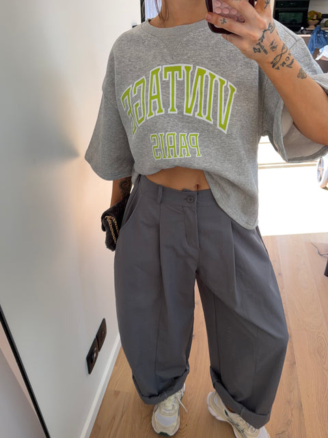 Sweat Vintage - gris