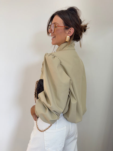 Veste courte - sauge