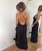 Robe dos nu - noire