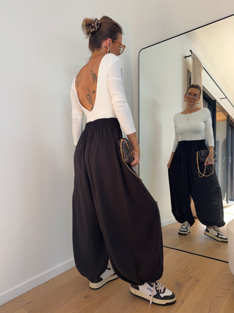 Pantalon ballon - noir (pré commande)