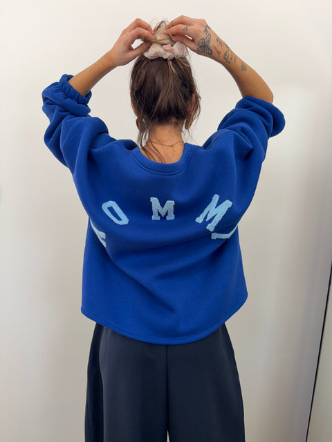 Pull MOMMY - bleu roi
