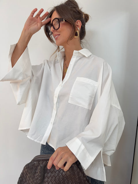 Chemise blanche coupe oversize - Stella