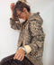 Veste à zip - Léopard clair