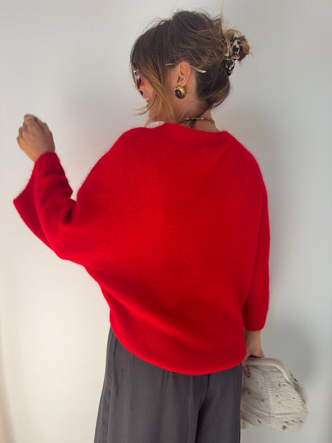 Pull Angora Seoul - rouge