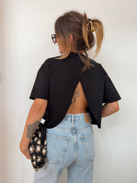 T-shirt Mia Lover's - noir