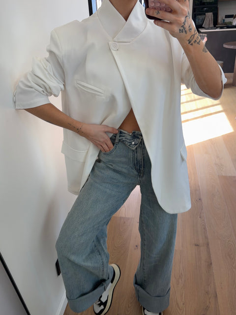 Jeans à revers - bleu vintage