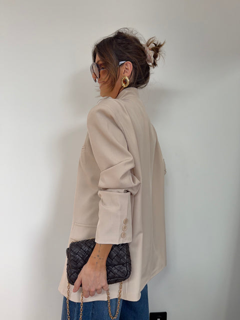 Blazer à boutons - beige