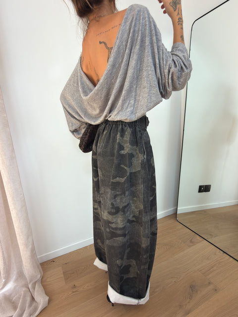 Pantalon cargo - MILITARY