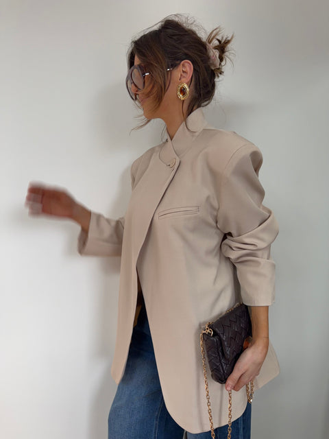 Blazer à boutons - beige