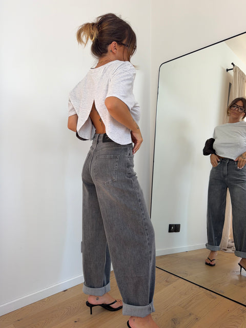 Jeans ballon Romy - gris