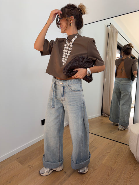 Jeans à détails - Nouri
