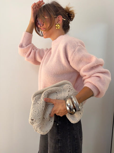 Pull parfait - rose poudré