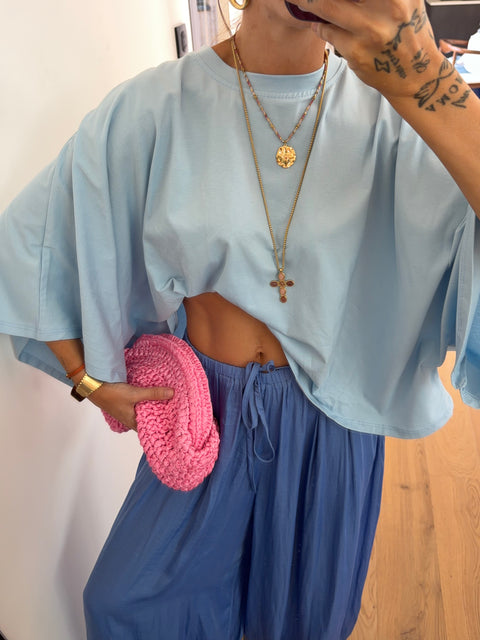 Pochette rose fluo