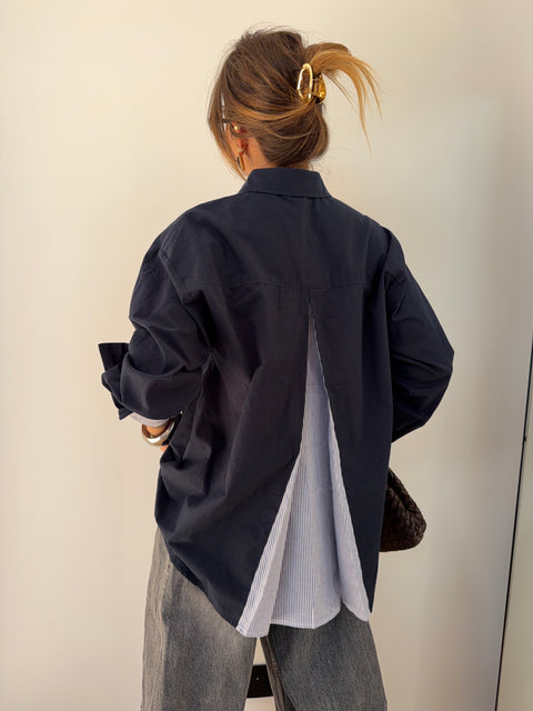 Chemise bleu marine - Mila