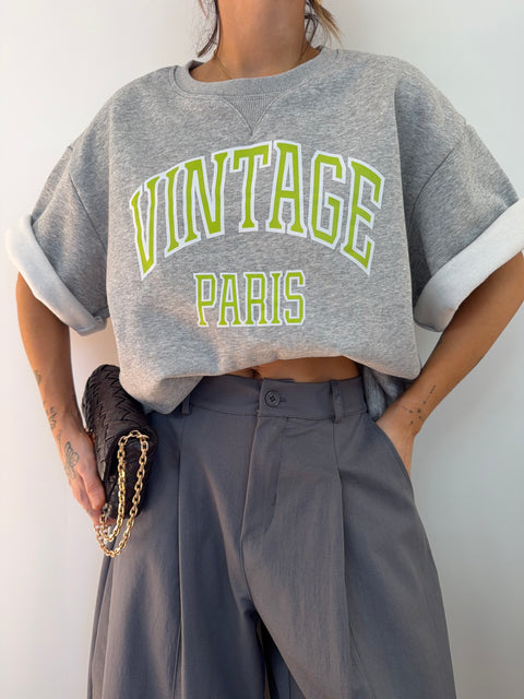 Sweat Vintage - gris