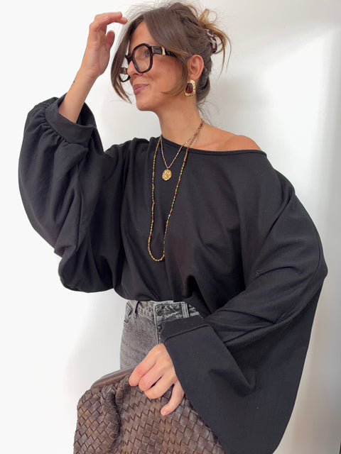 Haut bouffant Giu - noir