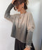Tee-shirt tie and die - beige et gris