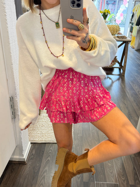 Jupe short - fushia