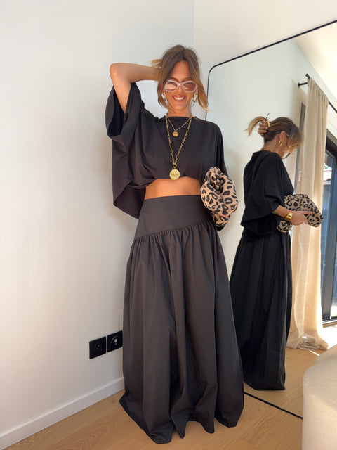 Jupe oversize - noire