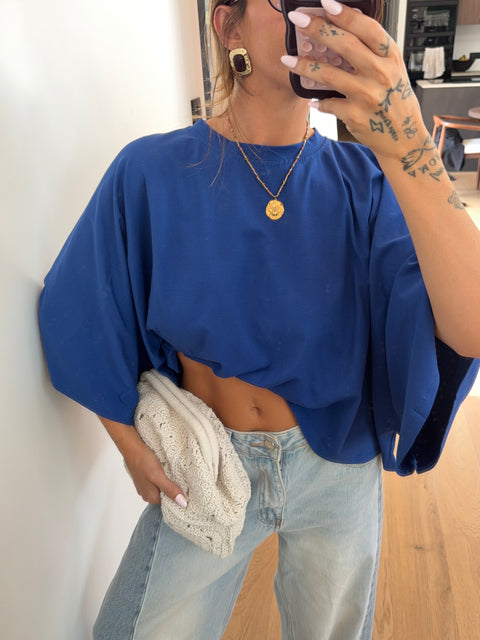 T-shirt parfait bleu roi