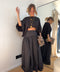 Jupe oversize - noire