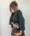 Pull 80% mohair - vert bouteille