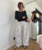 Pantalon Jacks à pois - blanc