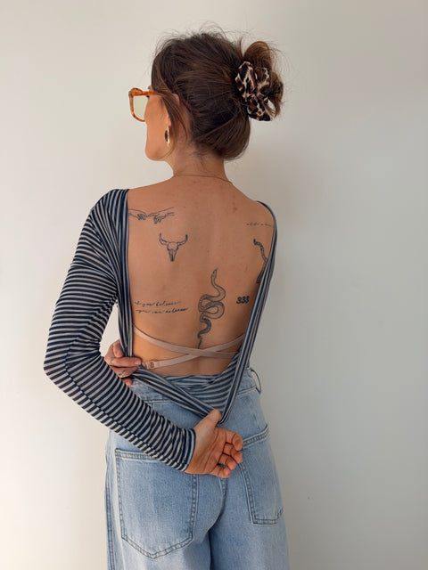 Soutien gorge dos nu - nude