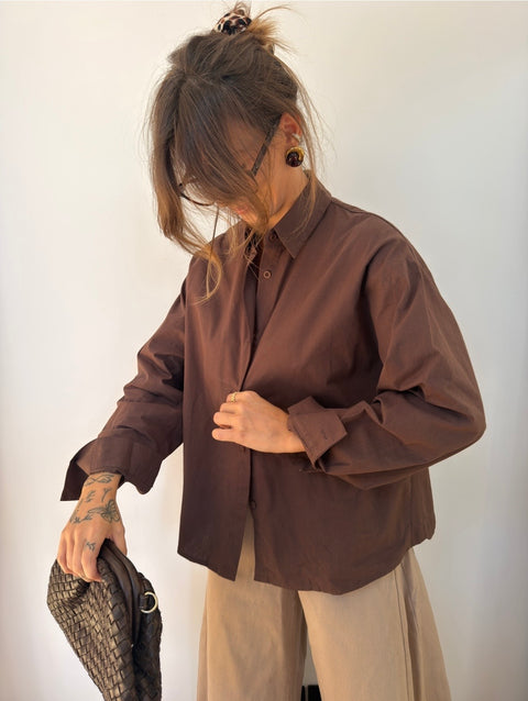 Chemise Flora - choco