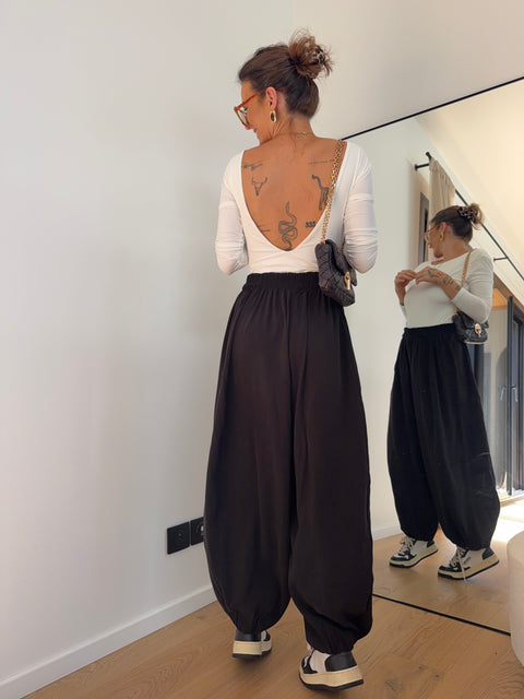 Pantalon ballon - noir (pré commande)
