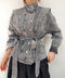 Veste à noeud - grise