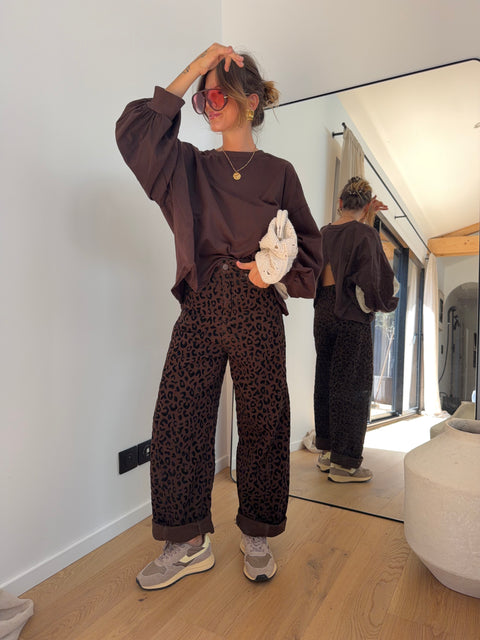 Jeans Mayron - leopard