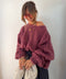Pull 80% Mohair - vino