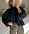 Blouse dos nu - noir