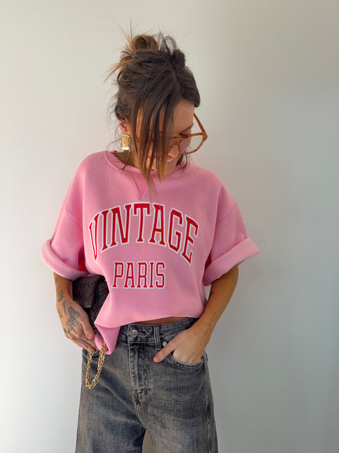 Sweat Vintage - rose
