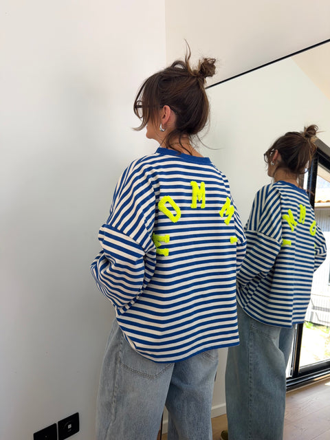 Sweat Mommy - bleu roi