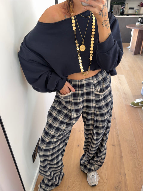 Sweat sans couture - bleu marine