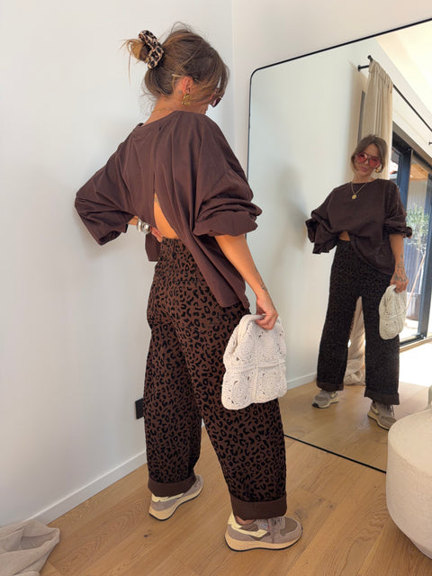 Jeans Mayron - leopard