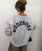 Pull GOOD VIBES - bleu marine