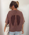 T-shirt Angel - chocolat