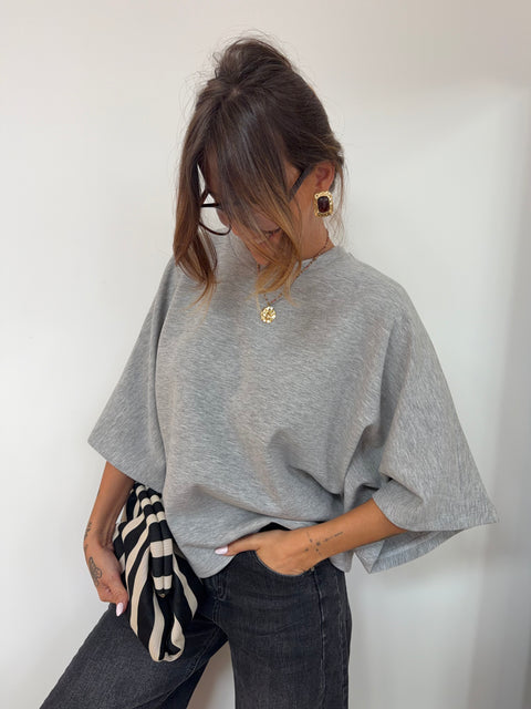Sweat léger parfait  - gris