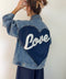 Veste en jeans - love