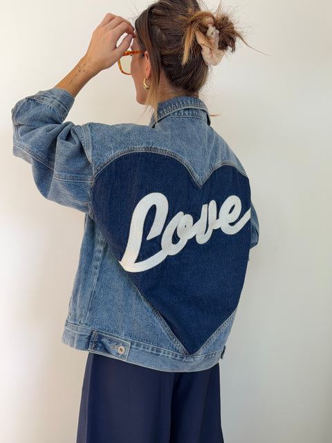 Veste en jeans - love